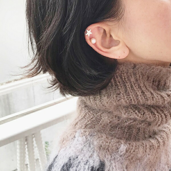 ☆再入荷☆【Saskia Diez/サスキアディツ】 《片耳用》 STAR EARCUFF 