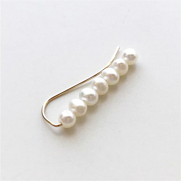 ☆再入荷☆【Saskia Diez/サスキアディツ】 《片耳用》 BARBELLE PEARL 