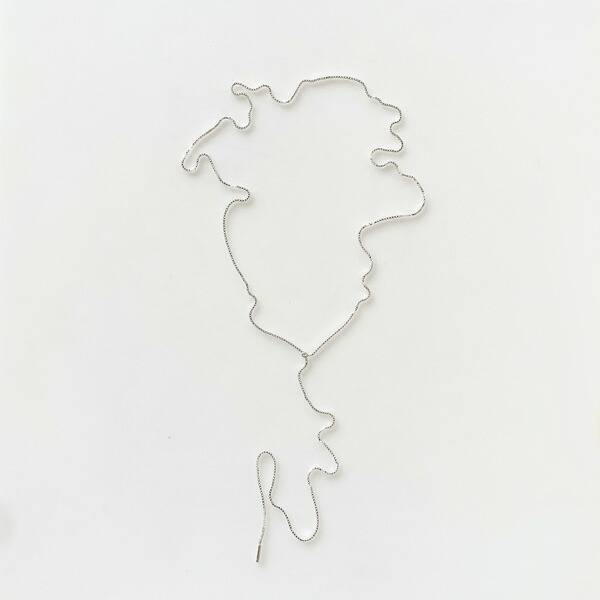 ★再入荷★【Saskia Diez/サスキアディツ】FINE NECKLACE FRINGE cubic NO1 925 AG|セレクトショップfabCouture