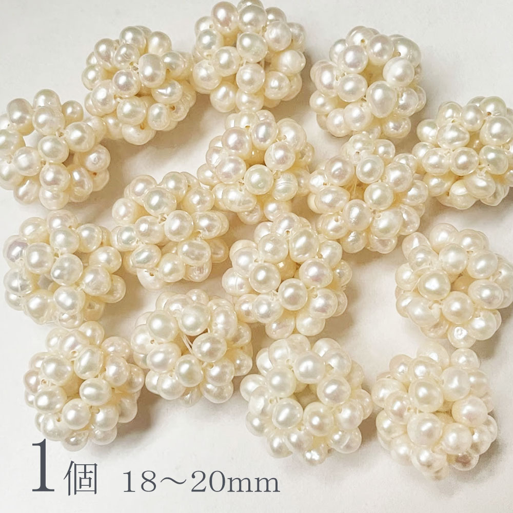 楽天市場】『花びら淡水パール ルース ペア』2個10~14mm ケシ