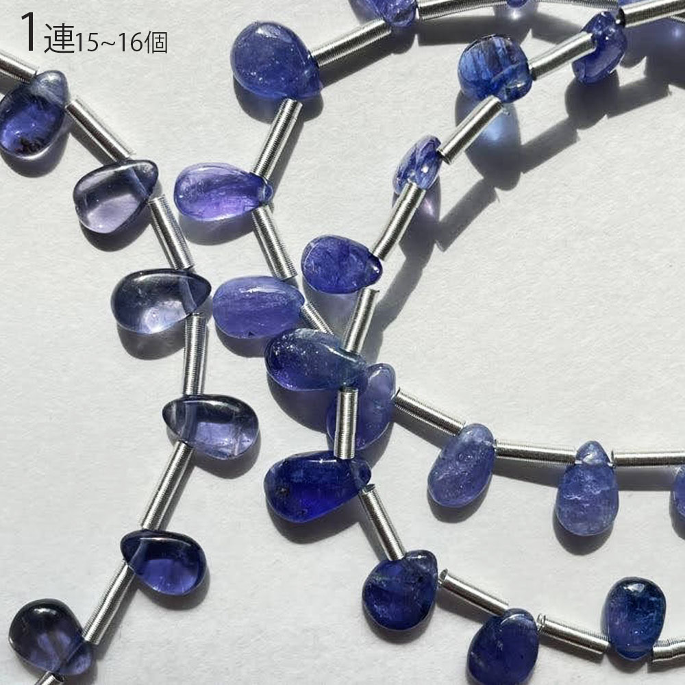 楽天市場】『ネオンブルーアパタイトペアシェイプカット ドロップ』1連