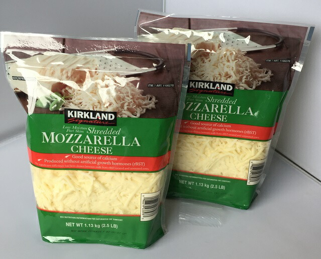 【楽天市場】【在庫限り】【COSTCO】コストコ【KIRKLAND】（カークランド）シュレッド モッツァレラチーズ 1.13kg×2個 （冷蔵