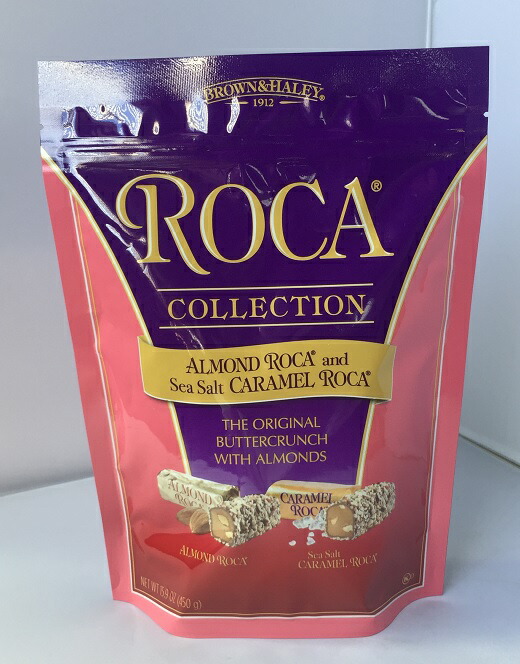 【楽天市場】【在庫限り】【COSTCO】コストコ 【ブラウン＆ハーレー】アーモンドロカ＆キャラメルロカ 450g 【送料無料】夏期クール便発送