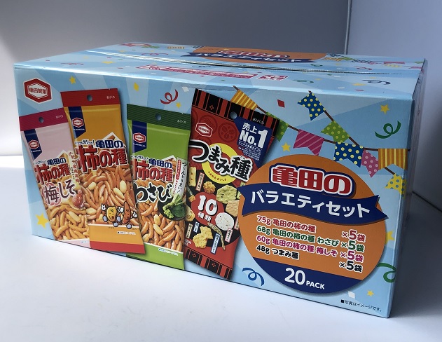 楽天市場 在庫限り Costco コストコ 亀田製菓 バラエティセット 4種 各5袋 せんべい 煎餅 送料無料 ファビュラス