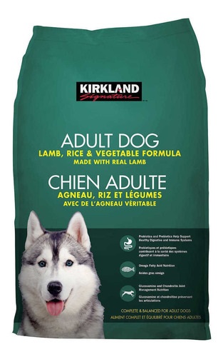 爆安プライス 在庫限り Costco コストコ Kirkland カークランド ネイチャーズドメイン 成犬用 ラム ライス ベジタブル 18kg ドックフード 送料無料 最新の激安 Lexusoman Com