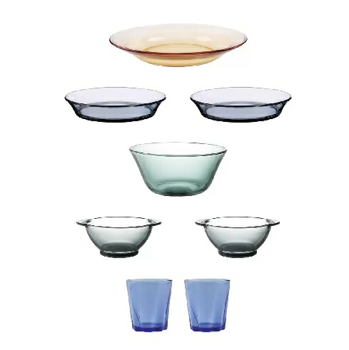 楽天市場】パイレックス カラー ガラス食器 8点 PYREX ボウル