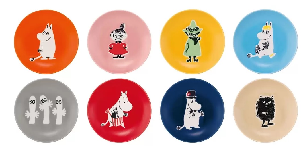 ムーミン キャラクター皿 2枚セット 楽天市場】ムーミン 小皿 8枚 セット 73256MOOMIN 取り皿 デザート