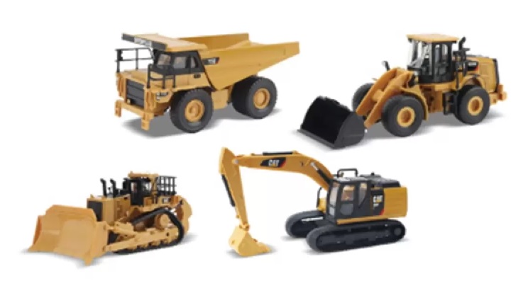 楽天市場】【 CAT 】1:64 スケール ダイキャストカー 4個 セット