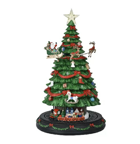 新品　ジセラグラハム　レジン　クリスマスツリー　オルゴール　置物 CMﾚｼﾞﾝﾂﾘｰｵﾙｺﾞｰﾙ: クリスマス雑貨 ｜ YDMオンラインストア