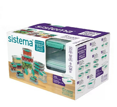 楽天市場】【COSTCO】コストコ【Sistema】システマ ランチ プラスチックコンテナ 8個 セット 保存容器 【送料無料！】 : ファビュラス