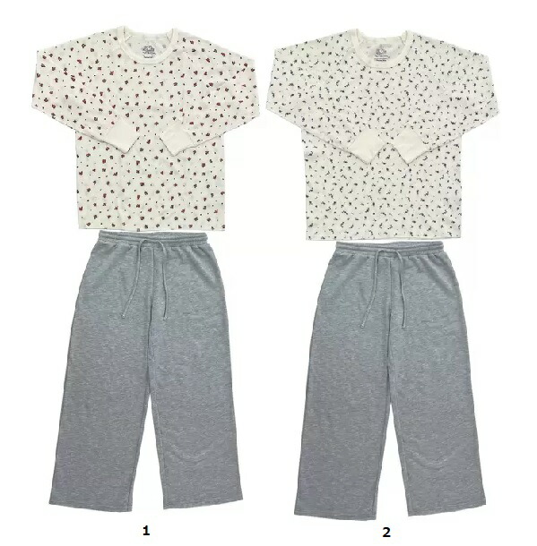 【Fruits of the Loom】フルーツ オブ ザ ルーム 長袖 ラウンジウェアセット ※カラー、サイズお選びください【送料無料】※ギフトラッピング不可