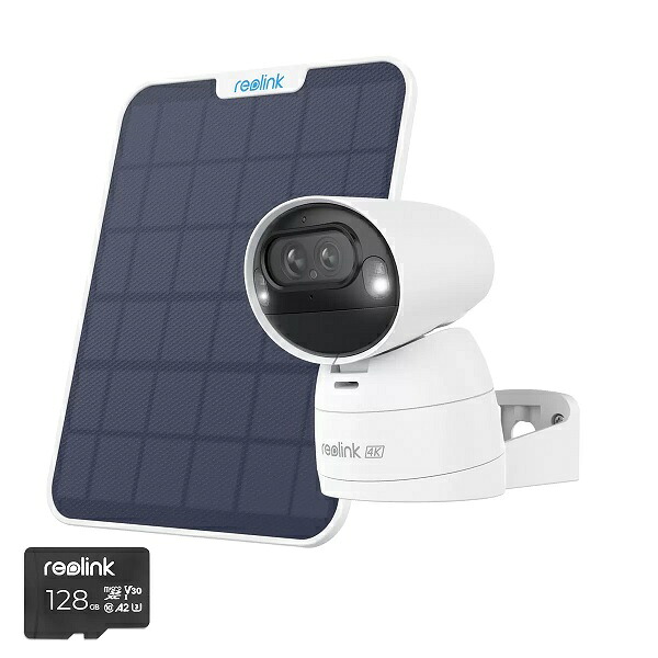 【COSTCO】コストコ(Reolink)レオリンク Argus Series アウトドアカメラ B730+Solar Panel 2+128GB SD Card【送料無料】｜ファビュラス