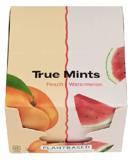 楽天市場】TRUE MINTS トゥルーミントタブレット菓子 スイカ・ピーチ味