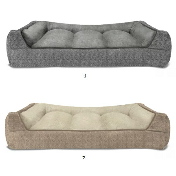 楽天市場】大型 ラウンド ペットベッド 106.7cm ブルー ストライプ