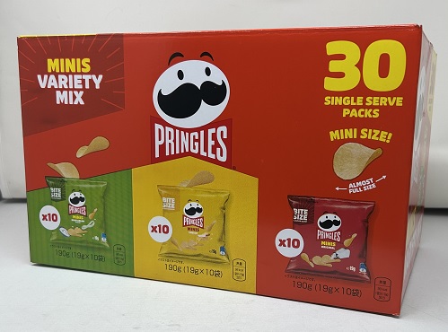 楽天市場】【30袋】プリングルズ ミニチップス バラエティミックス 19g
