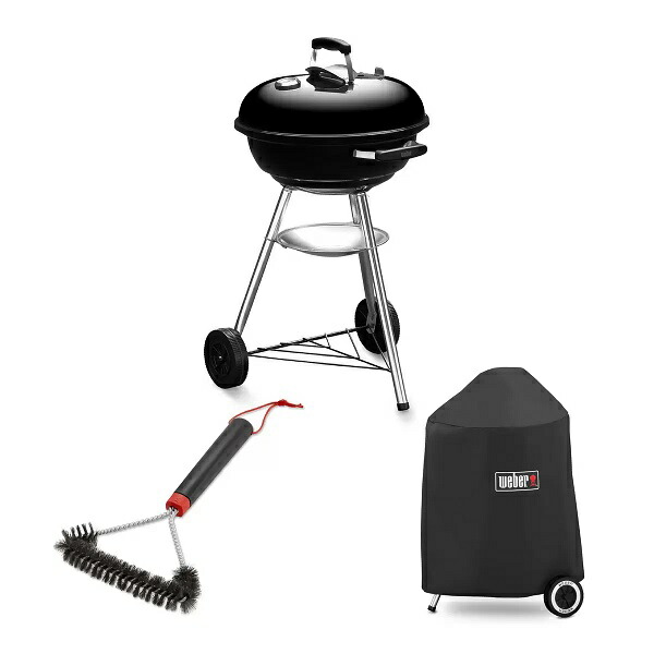 (Weber) ウェーバー コンパクトケトル チャコールグリル 47cm スーパー スターターセット【送料無料】｜ファビュラス