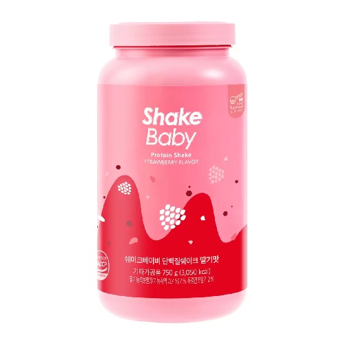 ミルクティー14食　ココア14食、ストロベリー14食　シェーカー付 楽天市場】【SHAKE BABY】プロテイン シェイク ストロベリー