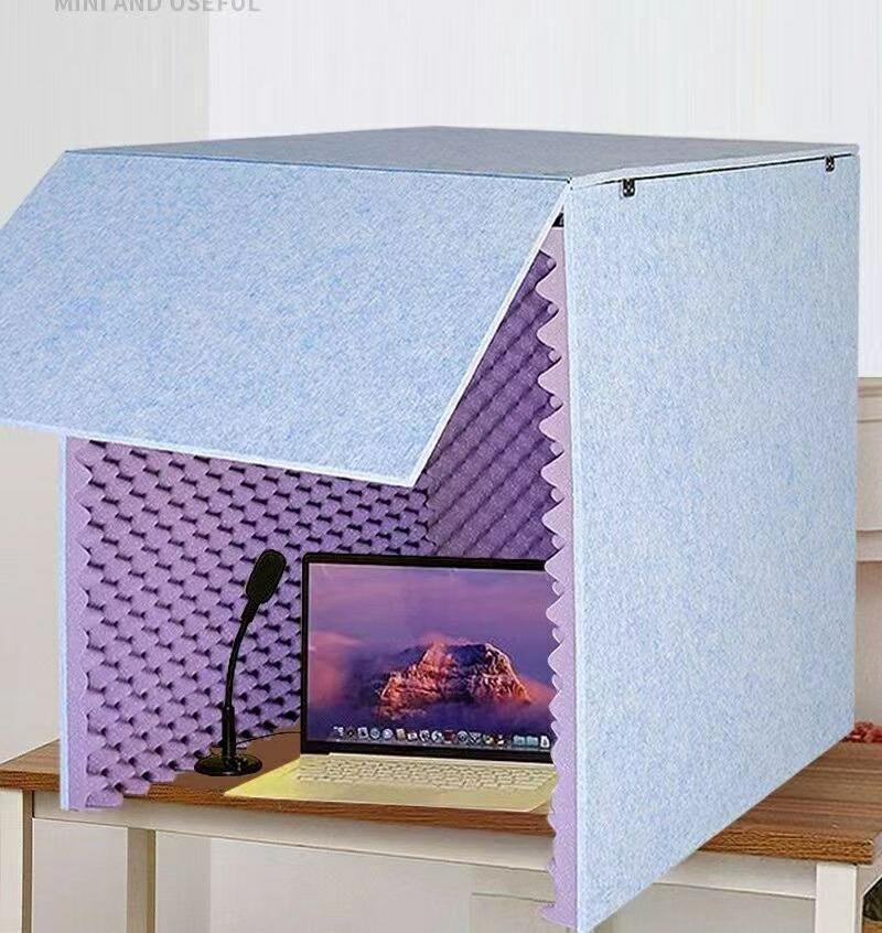防音ボックス席 テレ細工物 飾り気のない防音室 卓上吸音ボックス席 防音室 1人用 マイクロホン 防音 吸音材 吸音研究所 防音ボックス 防音材 防音ダイアログボックス 住まい 天板付き添い人 折りたたみ 精神的な統合式