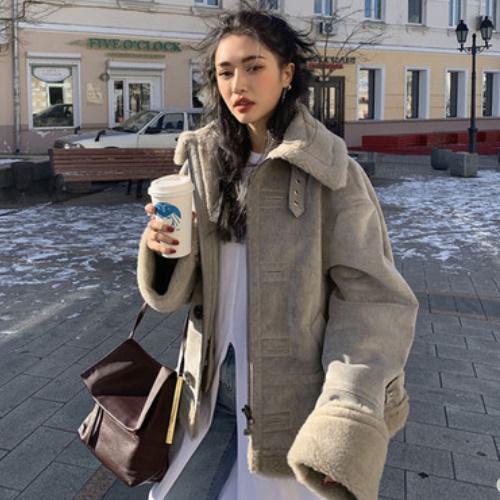 ウールコート ベルベット 厚め ミドル丈コート A1991|Fabulous 店