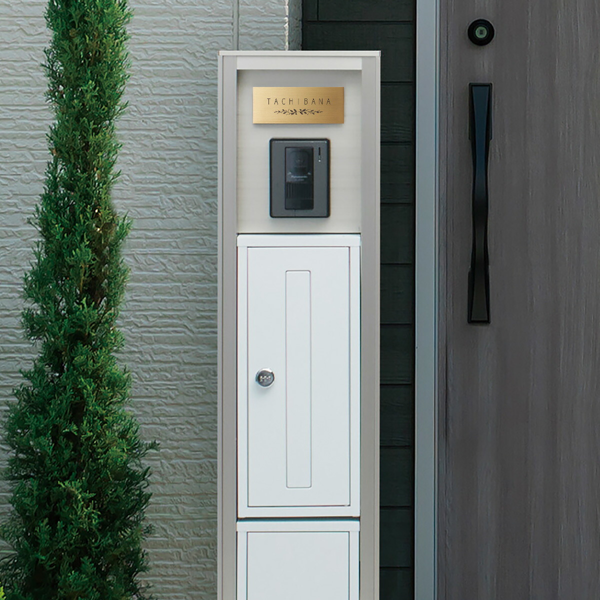 イエロゴ 丸三タカギ 表札 おしゃれ ステンレス 真鍮 戸建 おすすめ モダン 丸三タカギ 【レガリオ-S 対応サイン】
