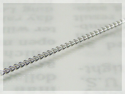 キヘイネックレス(長さ40cm：幅0.9mm)/ホワイトゴールドK18