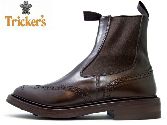 楽天市場】トリッカーズ レディース ウィングチップ サイドゴアブーツ ブーツ TRICKER'S BLACK SIDEGORE BOOT  ダイナイトソール L2754 ブラック : ブーツとスニーカー Face to Face