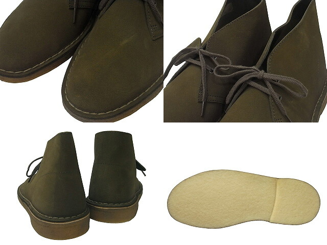 clarks olive suede desert boots