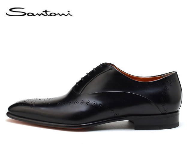 【楽天市場】サントーニ 靴 シューズ SANTONI 11542 レースアップ メダリオン ブラック BLACK N01メンズ ビジネス