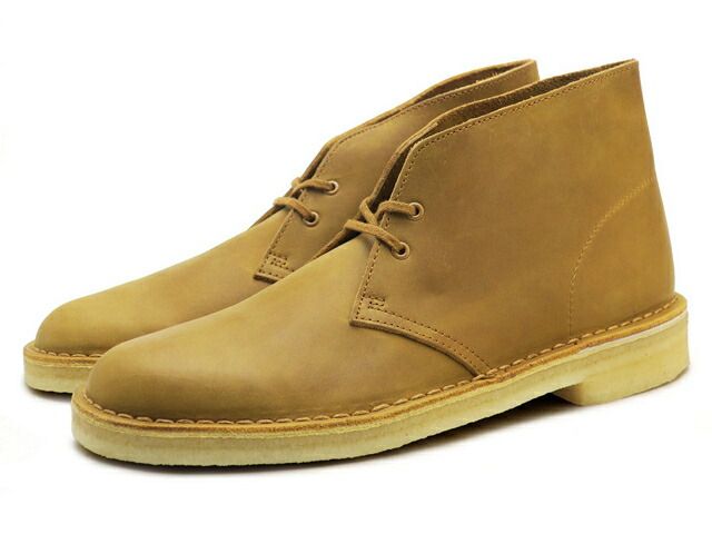 clarks mustard desert boots