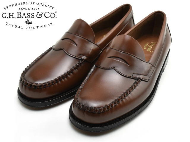 バス ローファー スリッポン ローガン G.H BASS LOGAN MIDBROWN メンズ ビジネス 【SALE／67%OFF】