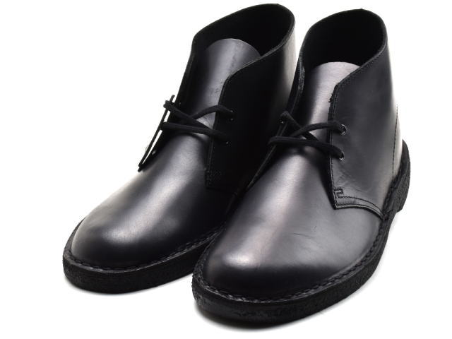 楽天市場 クラークス デザートブーツ ブラック Clarks Desert Boot Black Polished Mens メンズ Us規格 ブーツとスニーカー Face To Face