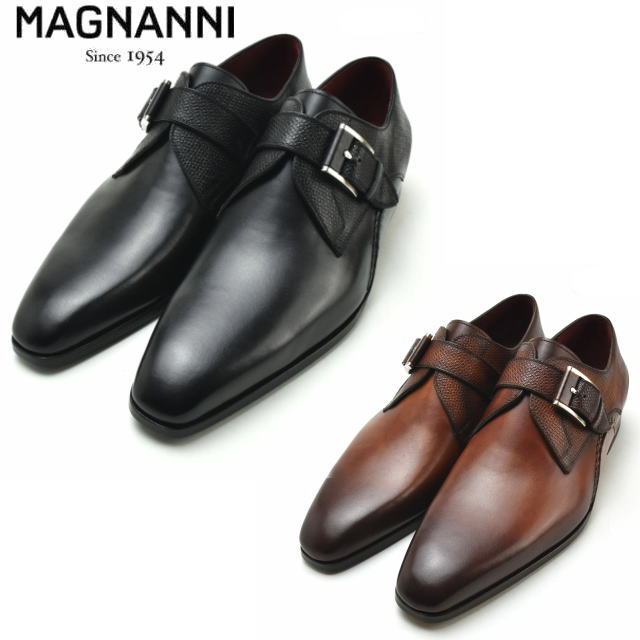 マグナーニ モンクストラップ MAGNANNI 23491 メンズ ビジネスシューズ