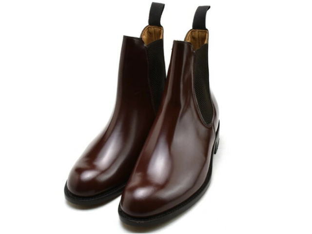 日本製 1864t Sanders サイドゴアブーツ 靴 サンダース ブラウン ビジネス メンズ メンズ靴 Sanders 1864t