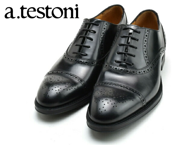 【美品】即日発送 イタリア高級a.testoni ホールカット 最終価格 美品】即日発送 イタリア高級a.testoni ホールカット 最終価格