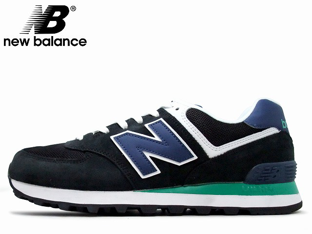 new balance ml574 black blue