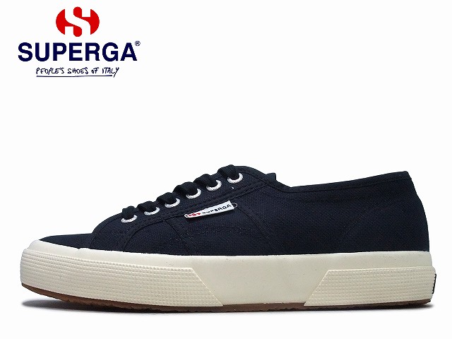 superga platform pelle nera