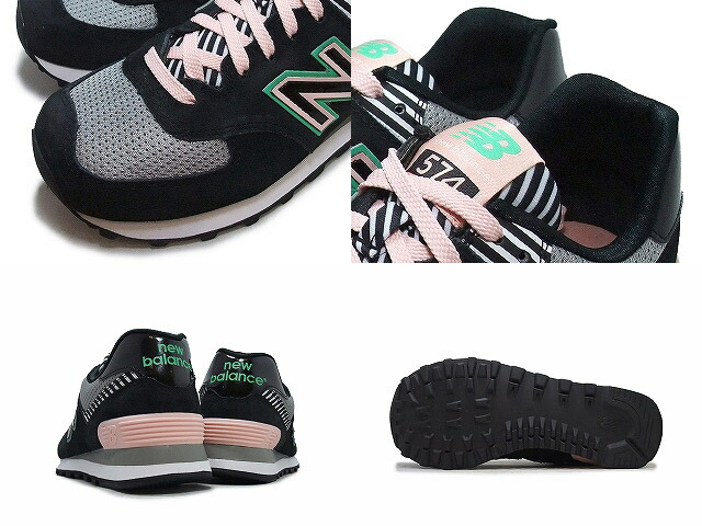 new balance wl574 bfk black pink new balance wl574 bfk black pink