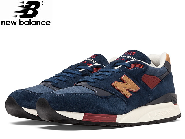 new balance 998 grey blue red