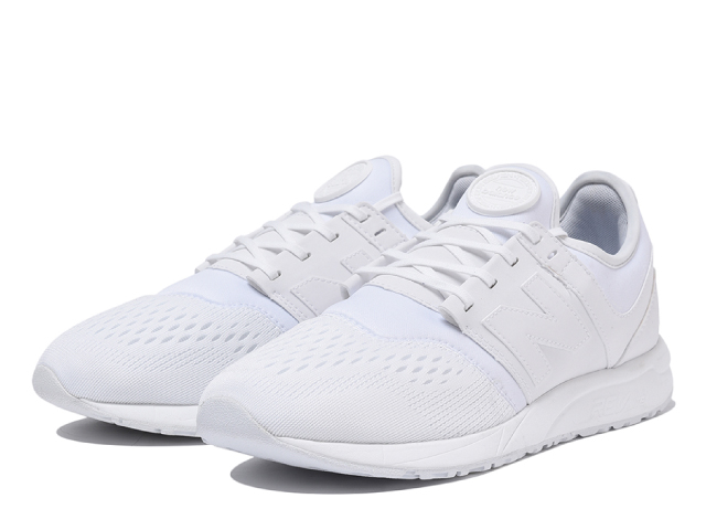 mens white new balance shoes cheap online