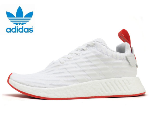 nmd r2 pk white red