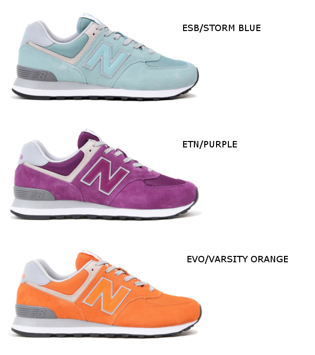 new balance 574 blue and orange