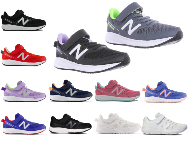 ニューバランスキッズジュニアスニーカー570newbalanceYT570ブラックホワイトレッドブルーピンク