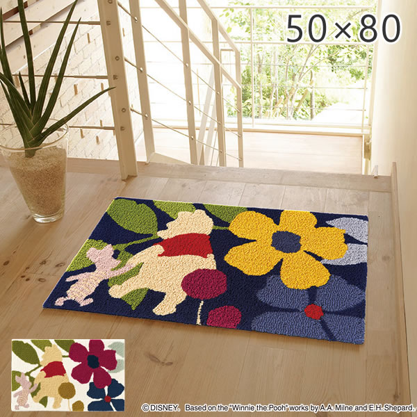 [さらにエントリーでポイント5倍確定]ディズニー マット プー トークマット POOH Talk MAT DMP-4030 約50&times;80cm スミノエ cup5｜Sleep Atelier ～寝具と家具の店～