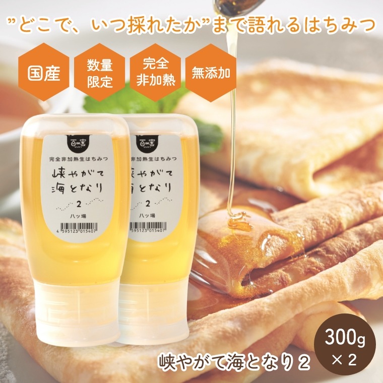 国産 完全非加熱 生はちみつ 数量限定 百蜜【初夏の八ッ場フジ・トチ 300g×2個 セット】 はちみつ 無添加 抗生物質不使用 純粋蜂蜜 群馬 軽井沢 ワンタッチボトル 免疫力アップ 6,630円