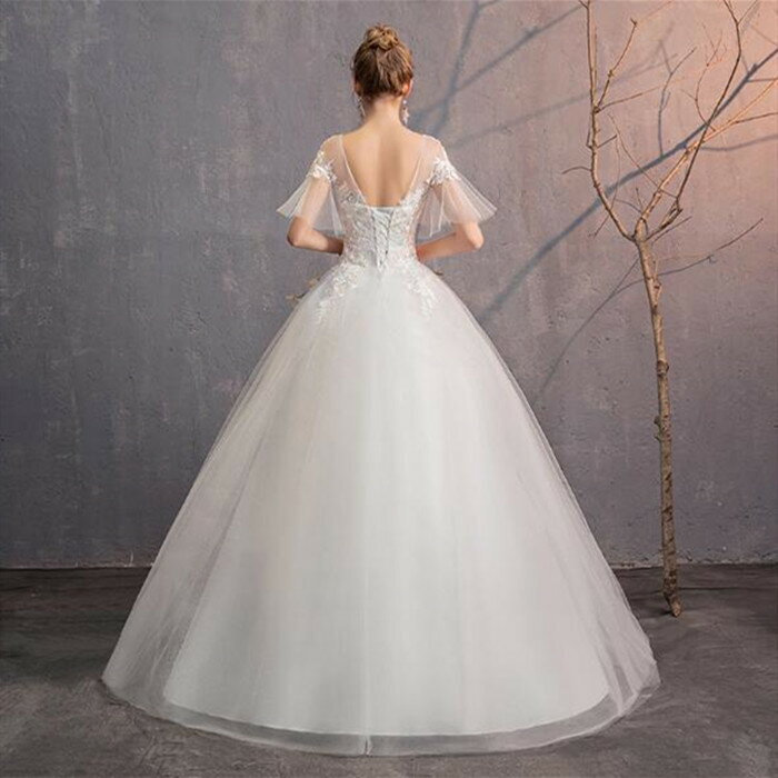 オーダー 大きいサイズ 海外挙式 プリンセスラインドレス ワンピース プリンセスラインドレス 二次会 二次会 二次会 ウェディグドレス ウエディングドレス ワンピース かわいいシンプル ワンピース 背中開き 大きいサイズ ドレス カジュアル 結婚式 ブライダル