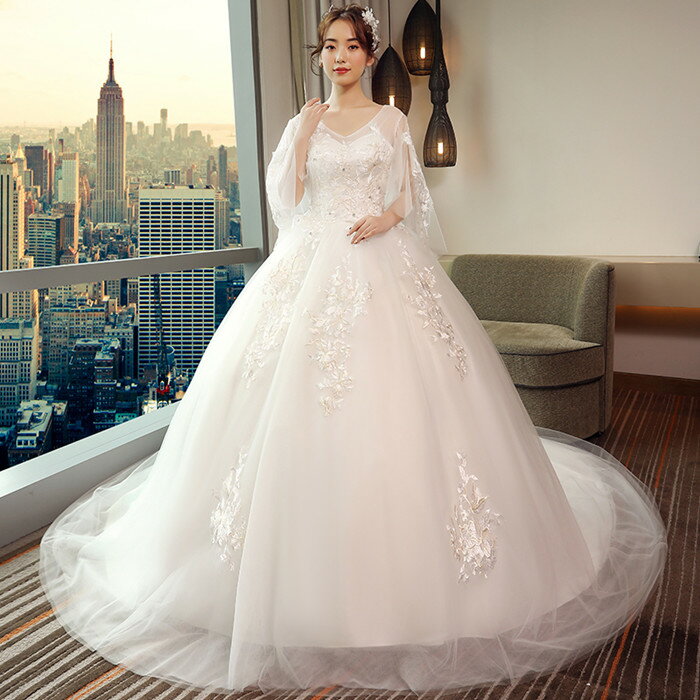 妃殿下系 プリンセスラインワンピース ウェディングドレス 二次儀式 ガウン 外国で挙式 偉い号 ドレス Odeftg Com