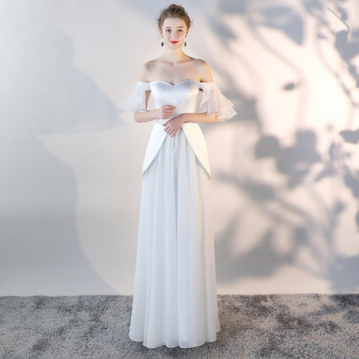 ウエディングドレス ワンピース シンプルスレンダー Aラインドレス 二次会 海外挙式 オーダー 海外挙式 ワンピース 大きいサイズ ファクトリーダイレクト ラボ 二次会 ワンピース 海外挙式 ウェディグドレス パーティードレス 二次会