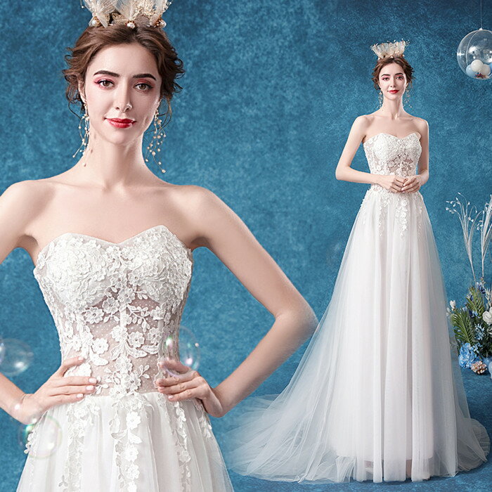 数量限定 ウエディグドレス Aラインドレス 白 二次会 ワンピース 海外挙式 大きいサイズ ドレス カジュアル リゾート 春夏新色 Radonnb Co Rs