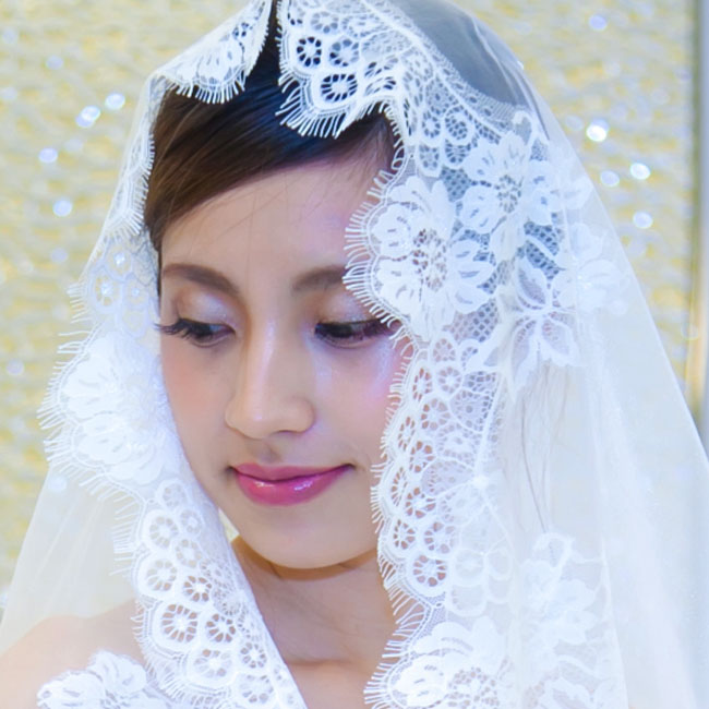 マリアベールロング丈 レース縁取り 豪華 ウエディング エレガント 花柄レース 結婚式マリアベール サイズ ロング丈 長さ 3cm 幅選択 Butlerchimneys Com