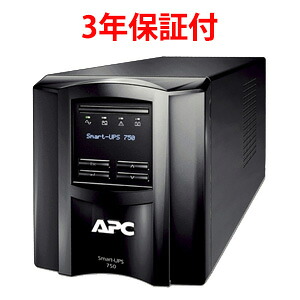 【APC_EC正規販売店】シュナイダーエレクトリック（APC） SMT750J3W 3年保証 無停電電源装置（UPS） Smart-UPS 750VA LCD 100V 【後払い決済不可商品】